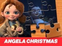 Jeu mobile Angela christmas jigsaw puzzle