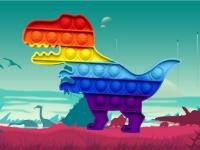 Jeu mobile Dinosaur pop it jigsaw