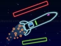 Jeu mobile Neon rocket game