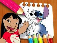 Jeu mobile Lilo and stitch coloring book
