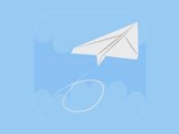 Jeu mobile Flappy paper plane