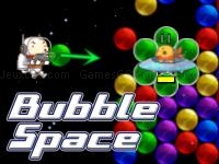 Jeu mobile Bubble space