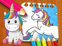 Jeu mobile Unicorn coloring book