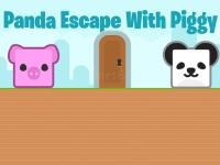 Jeu mobile Panda escape with piggy