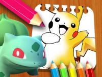 Jeu mobile Pokemon coloring book for kids