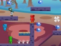 Jeu mobile Fireboy watergirl in zombies world