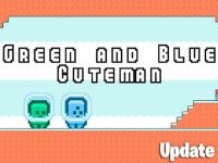 Jeu mobile Green and blue cuteman