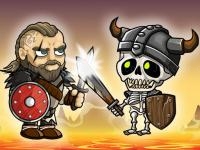 Jeu mobile Vikings vs skeletons game