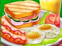 Jeu mobile 3d breakfast prapare