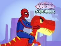 Jeu mobile Spiderman t-rex runner