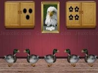 Jeu mobile Red wood house escape