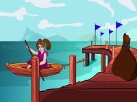 Boat girl escape