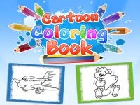 Cartoon coloring book game