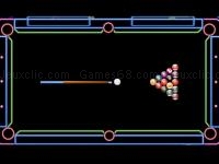 Jeu mobile Billiard neon