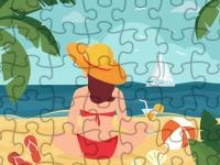 Summer beach jigsaw