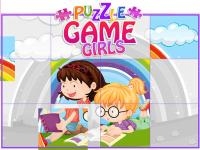 Puzzle game girls - cartoon