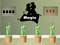 Genie magic lamp escape