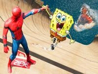 Jeu mobile Super spongebob spiderman