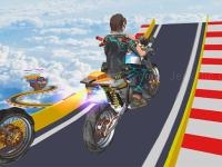 Mega ramp stunt moto