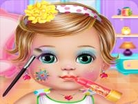 Baby dress up and makeup