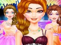 Jeu mobile Queen party night dress up