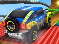 Super jeep mega ramp driving