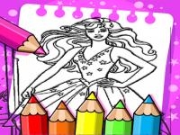 Barbie coloring book