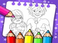 Jeu mobile Miraculous ladybug coloring book