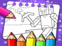 Jeu mobile Minecraft coloring book