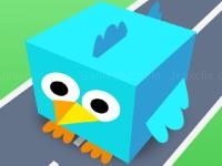 Jeu mobile Crossy chicken blood