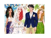 Jeu mobile Princess coachella inspired wedding