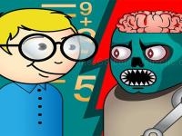 Jeu mobile Math samurai vs zombie