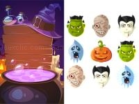 Jeu mobile Halloween match3