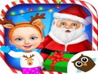 Jeu mobile Christmas game frozen match 3 game sweet baby girl