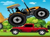 Jeu mobile Hill climb tractor
