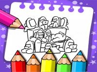 Jeu mobile Coloring book for among us