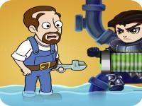 Jeu mobile Plumber water pipes hero pipe rescue: water puzzle
