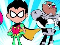 Jeu mobile Teen titans jigsaw puzzle collection