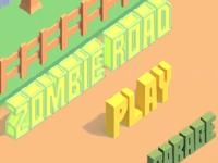 Jeu mobile Zombie road 3d