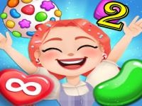 Jeu mobile Candy go round sweet puzzle match 3 game crunch