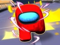 Jeu mobile Among us gravity runner