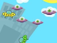 Jeu mobile The spacecraft alien abduction game
