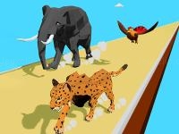 Jeu mobile Animal transform race 3d
