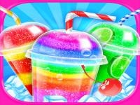 Jeu mobile Rainbow frozen slushy truck: ice candy slush maker