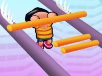 Jeu mobile Roof run: slide roof rails - simple fun game