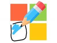 Jeu mobile Draw one part: logo guess