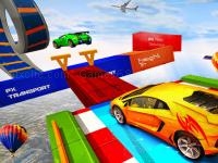 Jeu mobile Sky ramp car mega stunts big jump