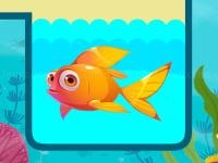 Jeu mobile Fish rescue: pull the pin