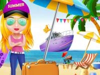 Jeu mobile Girl summer vacation beach dress up