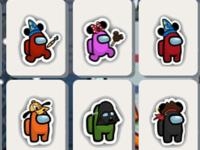 Jeu mobile Among us mahjong
